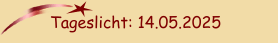 Tageslicht: 14.05.2025
