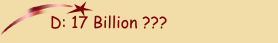 D: 17 Billion ???
