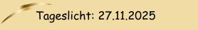 Tageslicht: 27.11.2025